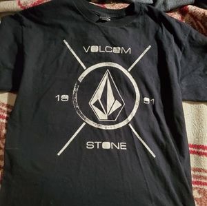 volcom medium black shirt new